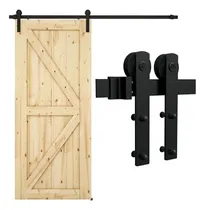 Comprar Kit De Herrajes Puerta Corrediza De Granero De 6.6 Pies...