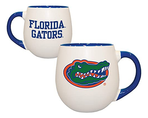 Florida Gators 18oz Ceramic Welcome Mug, White, Blue, O...