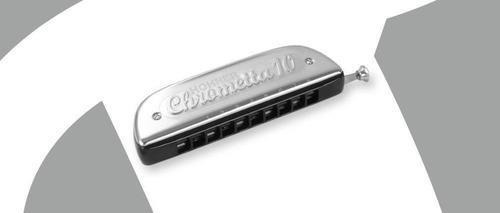 Armónica Cromática 40 Voces Hohner Chrometta 10