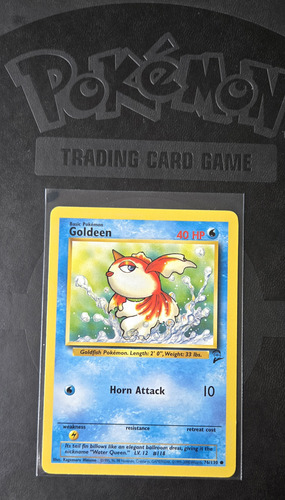 Lote 2 Pokemon Goldeen Y Seaking Base Set 2 (2000) Inglés Goldeen Y Seaking Inglés