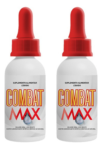 2 Combat Max Como Parar De Beber Original Antialcoolismo