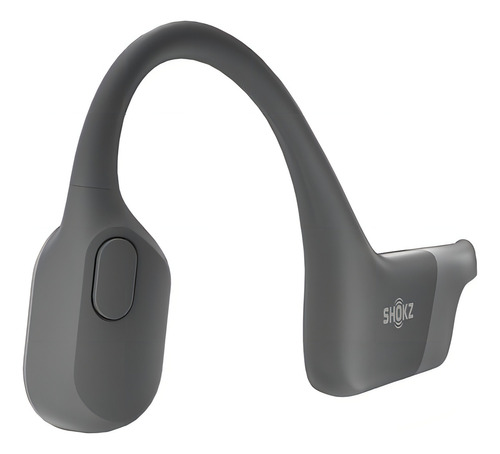 Fones de ouvido sem fio Shokz Openrun, cinza, condução, cor óssea, cinza
