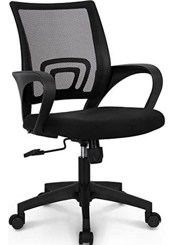 Silla De Oficina Ergonómica Con Soporte Lumbar Y Ruedas - Az