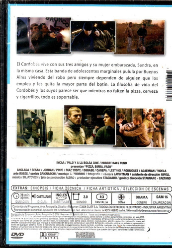 Pizza, Birra, Faso - Dvd Nuevo Original Cerrado - Mcbmi