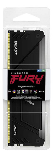 Memoria Ram Kingston Fury Beast Rgb De 8gb Ddr4 3200mhz Dimm