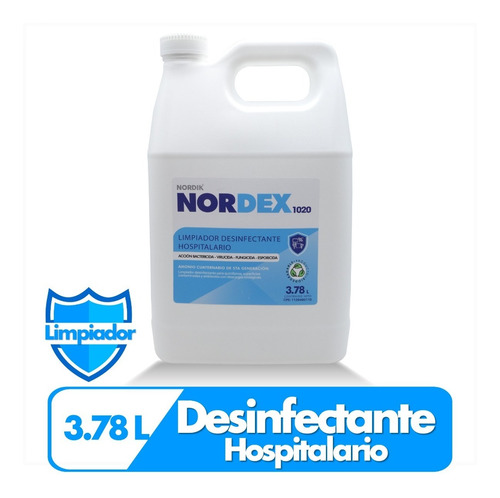 Bulto De Desinfectante Limpiador Hospitalario Nordex 1020 