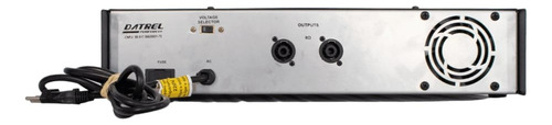 Kit Amplif Bas800 E Cubo Passivo Bas1x15 Datrel 800w Bas1x10 Cor Preto 110v/220v