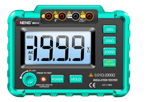 Telurimetro Aneng Mh14 Voltimetro, Ohm Eupro