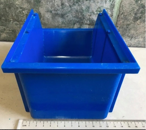 Caja Apilable Practibox Prolife Gavetero Azul Pequeña Organi