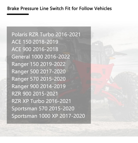 Sensor Presión De Freno Para Polaris Rzr Turbo 16-21