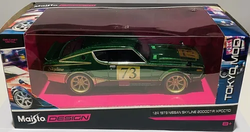 Maisto Design 1:24 1973 Nissan Skyline 2000gt-r (kpgc110)