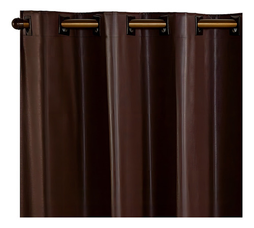 Cortina Corta Luz Blecaute Blackout 2,20 X 1,30 - Eddi Casa Cor Tabaco