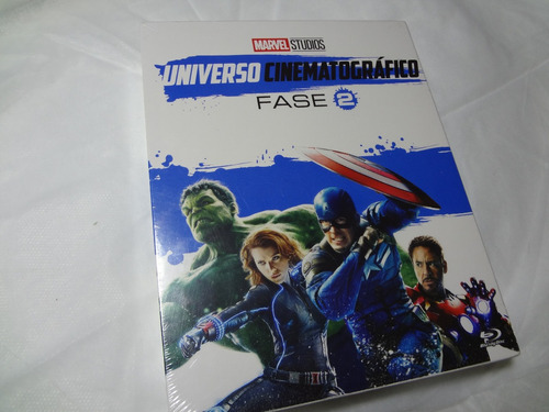 Imagem 1 de 2 de Universo Cinematográfico Marvel Fase 2 Box Blu-ray Novo