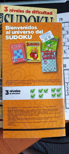 Sudoku Master Pack 2 Uni, 100 Paginas - Edigrama