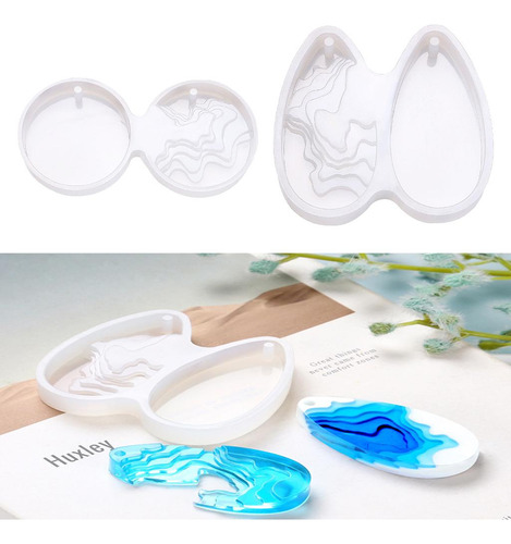 2 Bandeja De Molde De Silicona Colgante Transparente Molde