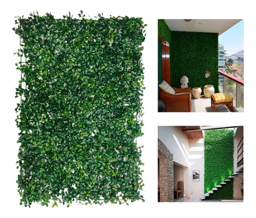 Tapete De Follaje Muro Artificial Jardín Decorativo Diseño De La Tela Hojas