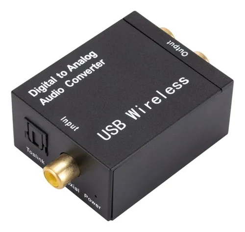Conversor Audio Digital Optico A Analogico Bluetooth + Rca