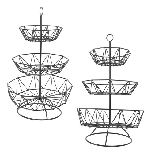 Candy Buffet Rack, Bandeja De Frutas De 3 Camadas Em Ferro F