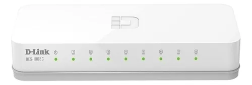 comprar Switch D-link Des-1008c Hub 100mbps Seminovo Nf
