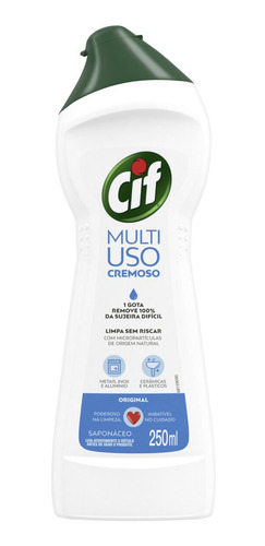 Saponáceo Cremoso Multiuso Original Cif 250ml
