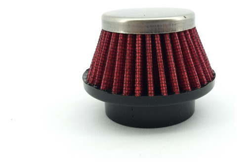 Filtro Esportivo 43mm - Vermelho Moto Tbi Carburador