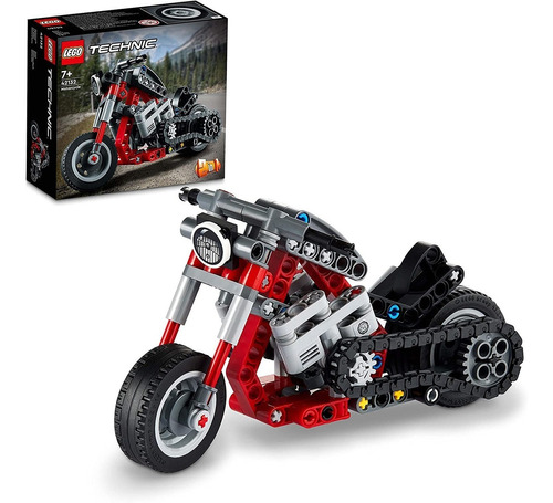 Juego Bloques De Lego Technic Motocicleta 2 En 1 163pcs Febo