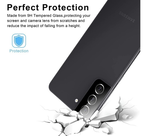 Vidrio Templado Camara Full Para Samsung S22 S22 Plus Ultra