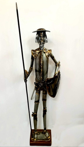 Dom Quixote De La Mancha 1m Estátua De Metal