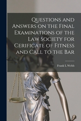 Libro Questions And Answers On The Final Examinations Of ...