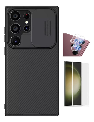 Case Nillkin Camshield Para Samsung S24 Ultra + Vidrios