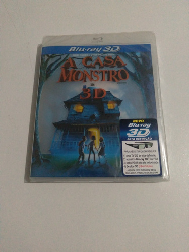 Imagem 1 de 2 de Blu Ray A Casa Monstro 3d