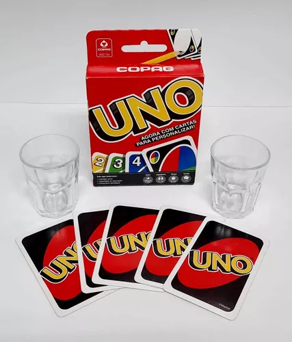 Uno shot bebida  Compre Produtos Personalizados no Elo7