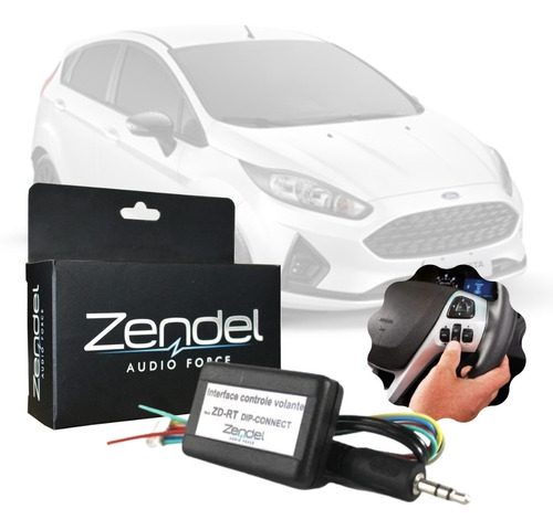 Interface Controle Volante Zendel Ford New Fiesta 12/17