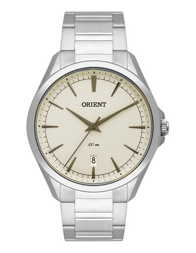 Relógio Orient Mbss1343 I1sx Analógico Quartz Prata 41mm