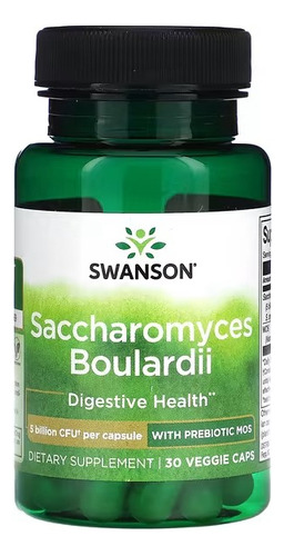 Swanson Saccharomyces Boulardii 5 Billion Cfu 30 Caps Sabor Sin Sabor