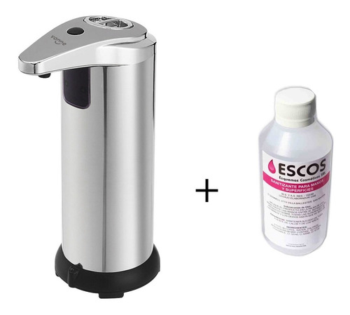 Dispenser Automatico Jabon Liquido Alcohol Gel Inoxidable