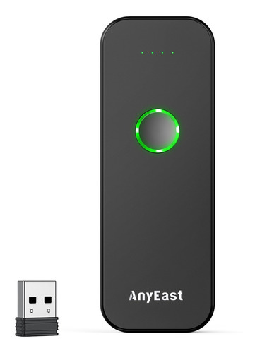 Lector De Códigos De Barras 2d Qr 1d Bluetooth/2.4g/usb Color Negro