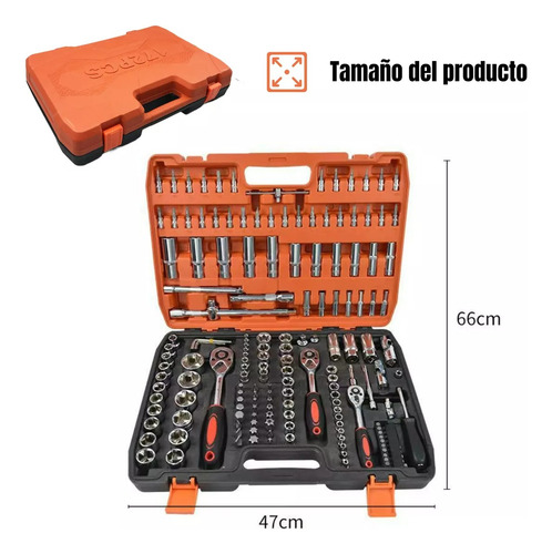 Juegos De Dados Herramienta Reparación Automóviles 172 Pcs