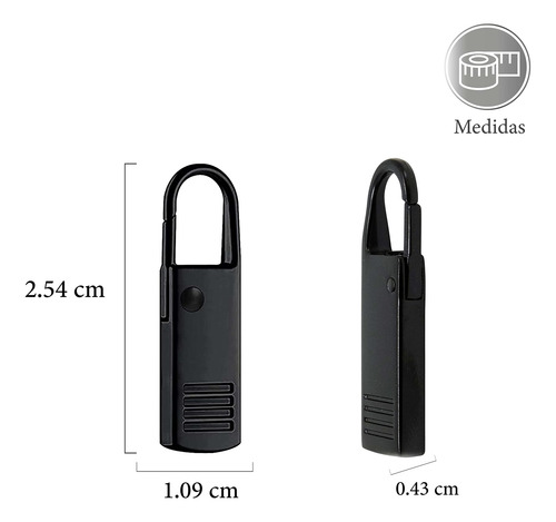 5 Pack Reemplazo De Tirador De Cremallera Para Chaquetas,