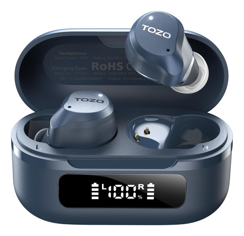 Fones De Ouvido Sem Fio Tozo Hybrid Active Noise Cancelling