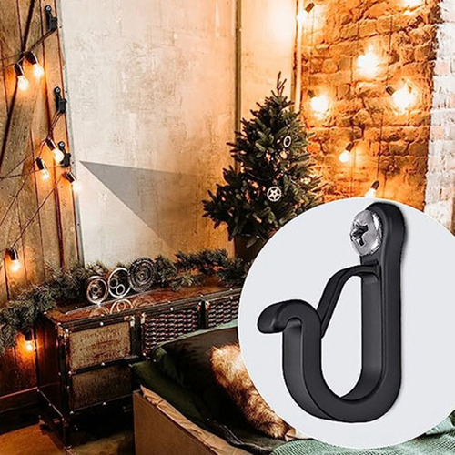 30 Ganchos Atornillables For Colgar Guirnaldas De Luces Al