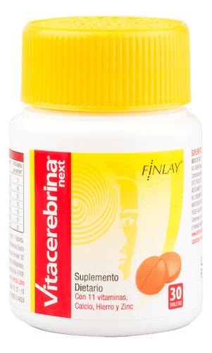 Vitacerebrina Next Multivitamínico Finlay Caja X 30 Tabletas