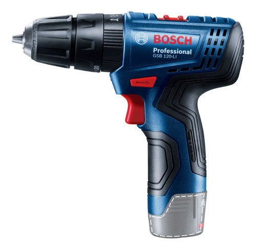 Taladro Percutor Atornillador Bosch Gsb 120 12v Sin Bat.