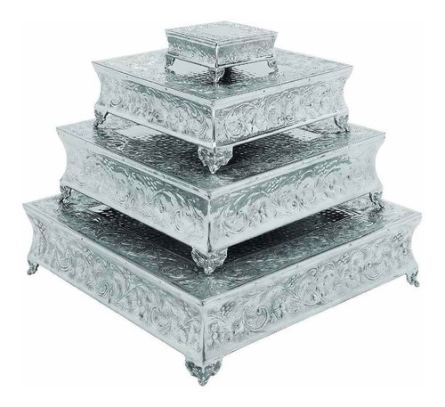 Cake Stand Soporte Para Tarta Diseño Aluminio