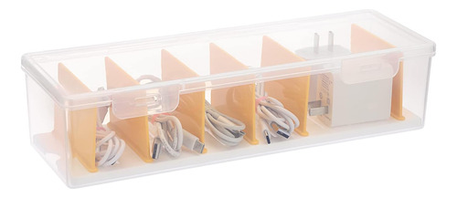 Btsky Caja Organizadora De Cables De Plástico Transparente C