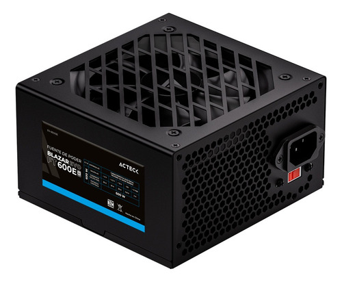 Fuente De Poder Para Pc Acteck Ft600 600w Negra 127v Negro
