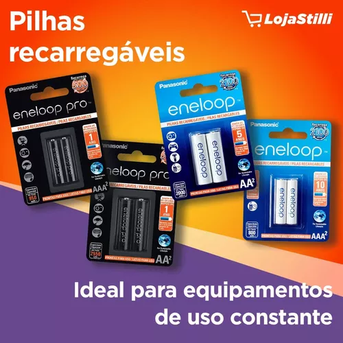 Pilas 4x Panasonic Eneloop AA 2000 mAh