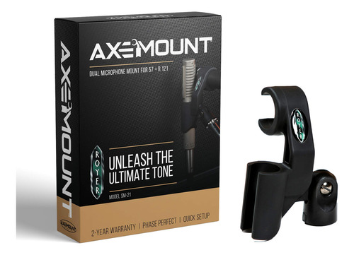 Royer Axemount - Dual Microphone Mount For 57 + Royer 121