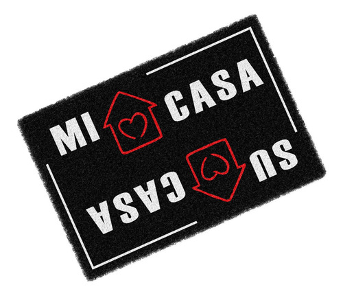 Tapete Capacho divertido Boas-vindas Mi Casa su casa