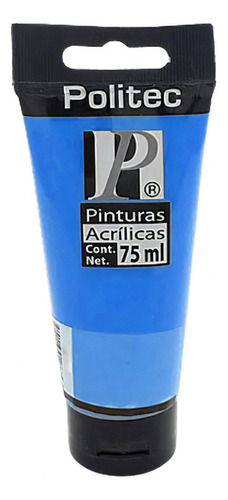 Pintura Acrilica Politec Serie 3000 Tubo Colores A Escoger Color Azul Celeste 3013